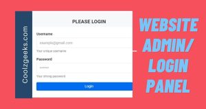 Website Admin Panel Finder