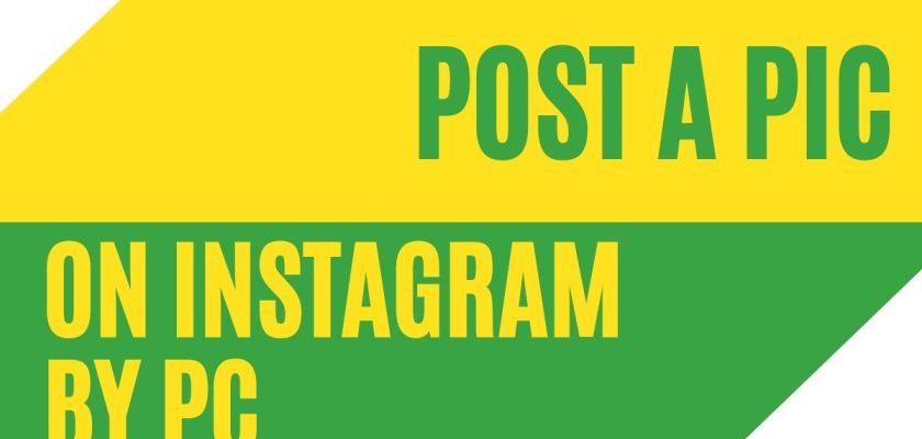 Post a Pic on Instagram BY PC