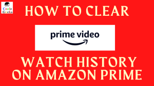 Clear watch history on amazon prime