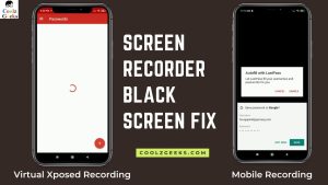 Screen Recorder Black Screen Fix